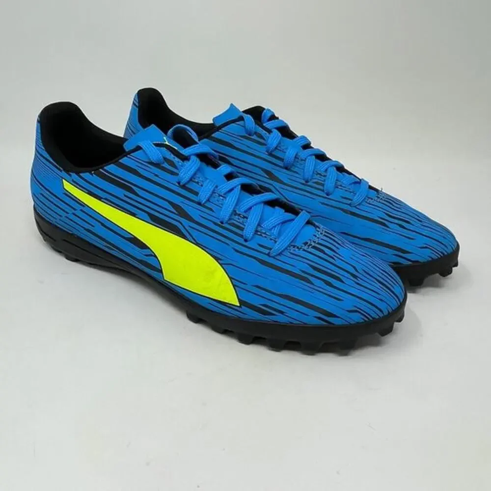 Puma Rapido III Rubber Soccer Cleats Men's 7 1/2 Ocean Dive‎ Blue I.2.2